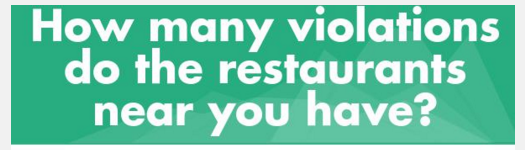 How Many Violations do the Restaurants Near you have?