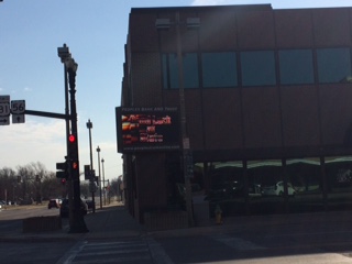 McPherson Peoples Bank and Trust billboard with Mac Events 