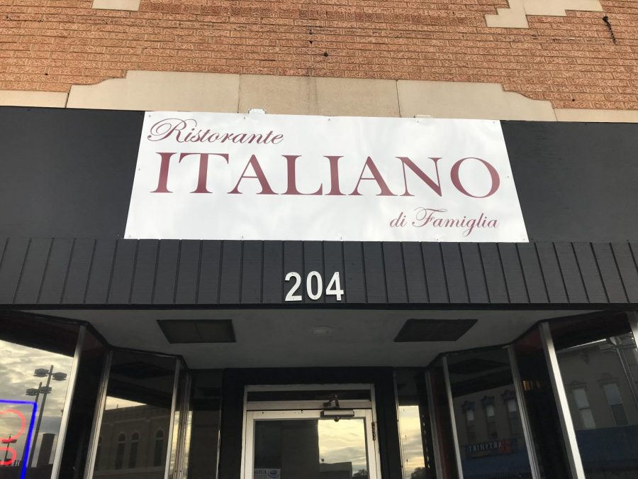 New Italian restaurant in McPherson. 