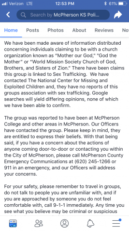 Human Sex Traffickers In McPherson???