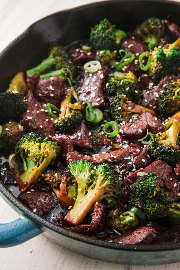 Beef and broccoli picture from Delish.com 