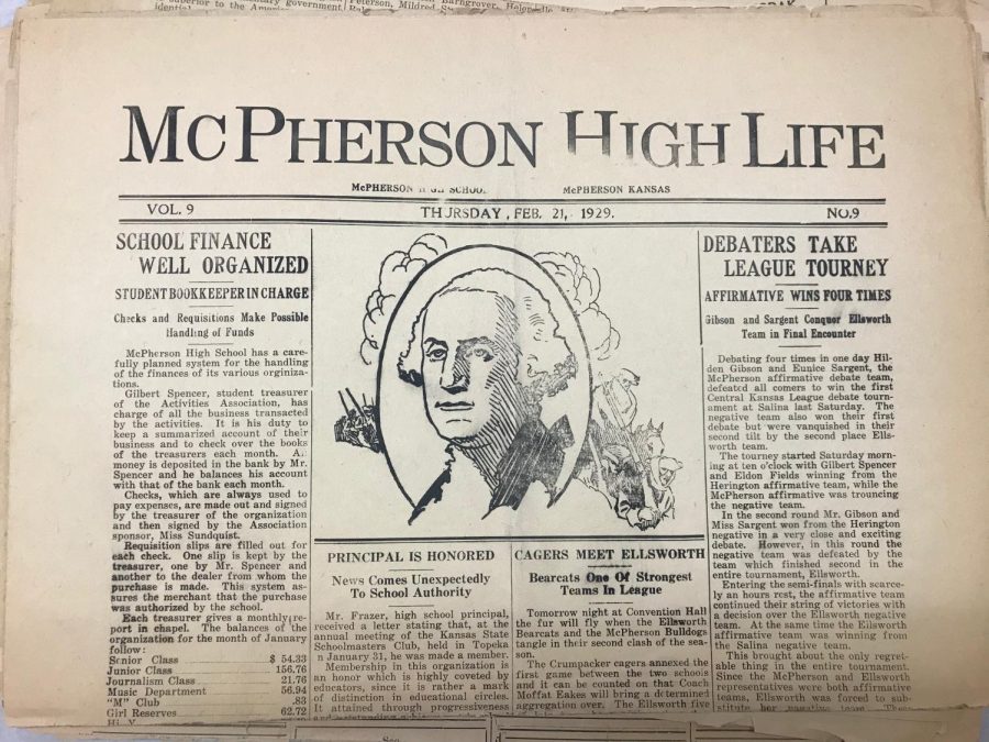 One of the High Lifes newspapers from 1929.