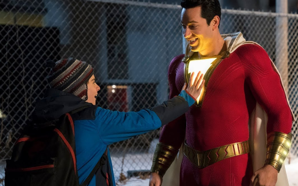 The new movie "Shazam!" is a hit with movie watchers of all kinds. 