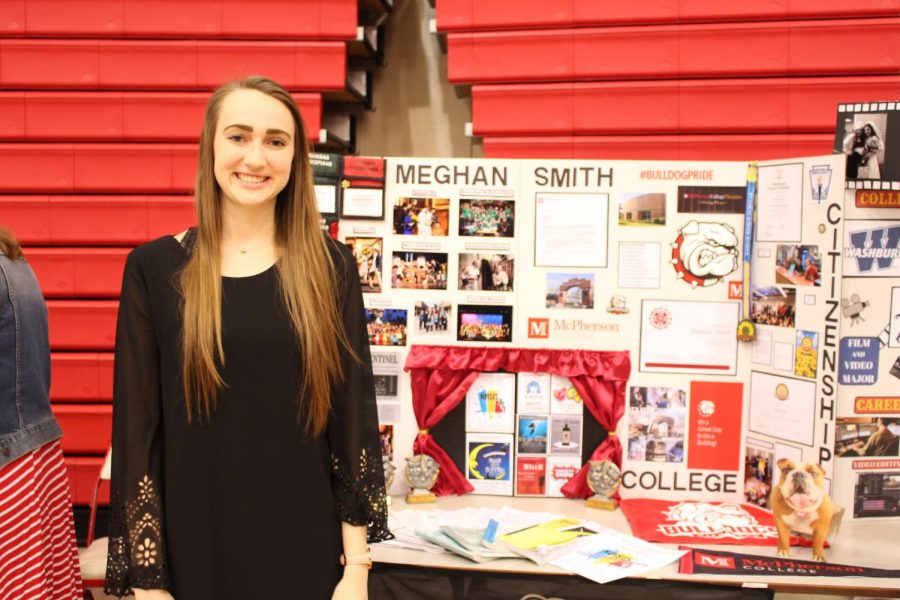 Meghan Smith showcases her many acomplisments and where she is going to college. 