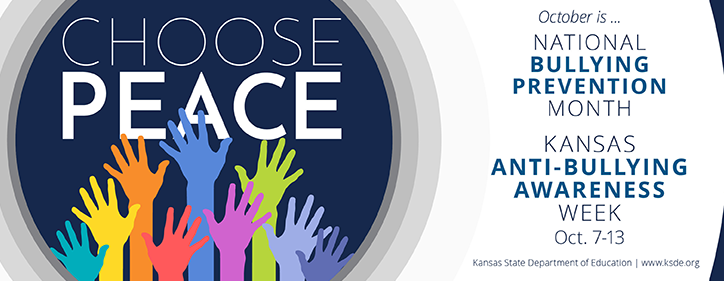 Will you choose peace this October during National Bullying Prevention Month?