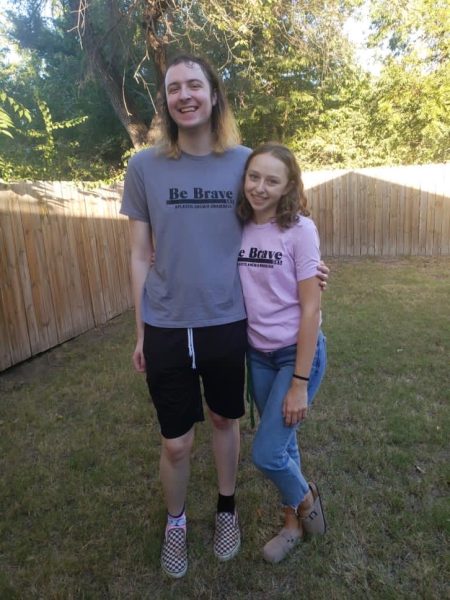 Right: Savannah Souders Left: Her older brother