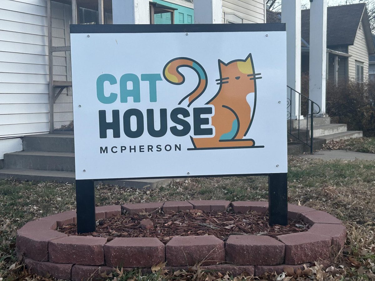 The logo of Cat House McPherson.